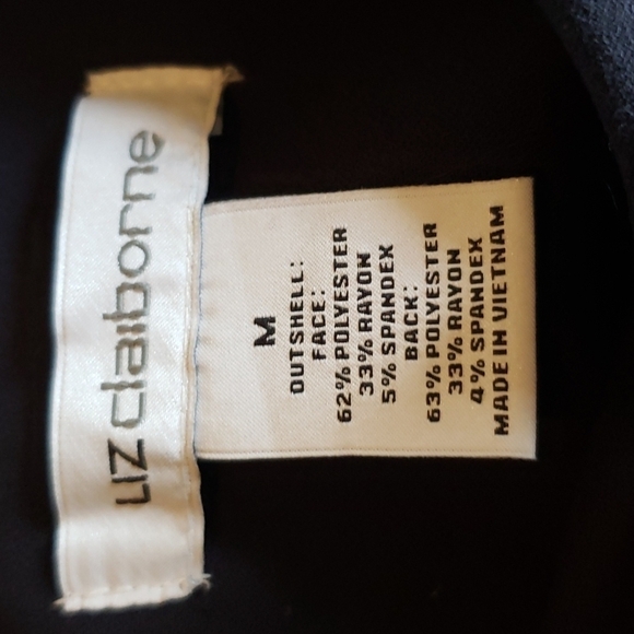 Liz Claiborne Navy Jacket - Size M - Picture 7 of 9